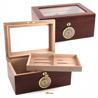 Bally IV Glasstop 100-ct Humidor