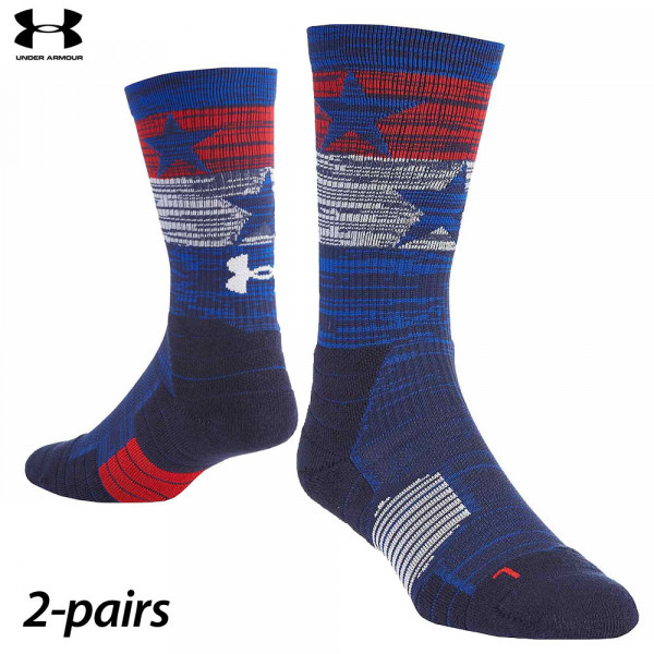 under armour stars and stripes socks