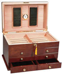 Legacy, Cigar Humidor Kit, Chrome - The Woodturning Store