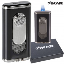 Xikar Verano Flat-Flame Torch Lighter- Black