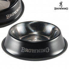 Browning Large Pet Dish- Black/Stainless Steel