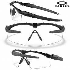 Oakley SI M Frame 2.0 Sunglasses- Black w/Clear PPE Protection