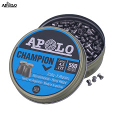 Apolo Champion .177 cal/4.5mm Pellets (Tin/500)