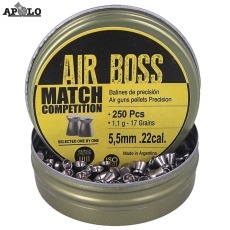 Apolo Air Boss Match Competition .22 cal/5.49-5.52mm Pellets (Tin/250)