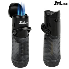 JetLine J-Jet Triple Flame Lighter- Black